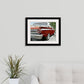 "The Old Fairlane" signed edition Giclee Reprod. of a red 1963 Ford Fairlane