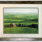 "Palouse Country Classic" - A ltd. edition Giclee reprod. from an Original watercolor of the Northwest Palouse country landscape  - by Andy Sewell