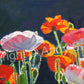 "Poppy Dance" -  16"x35" ltd. ed. s/n Giclee art print from an Original oil painting of poppies glowing in the sun - Andy Sewell