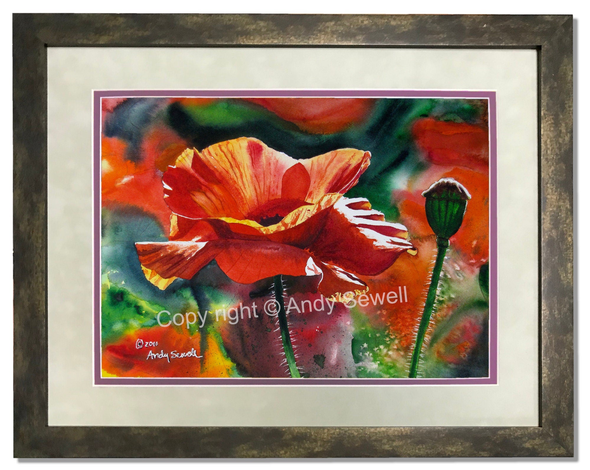 Red hot Poppies II Giclee Print