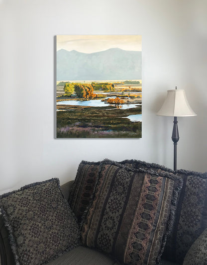 "Silvercreek Morning Shadows" - 28"x34" Original Oil Painting or Signed Edition Print