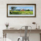 A "Teton Summer" - Canvas Giclée art print from a watercolor of the Classic barn in front of WY Tetons.