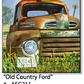 ASC211 “ Old Country Ford“ ceramic coaster