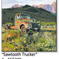 ASC209 “ Sawtooth Trucker“ ceramic coaster