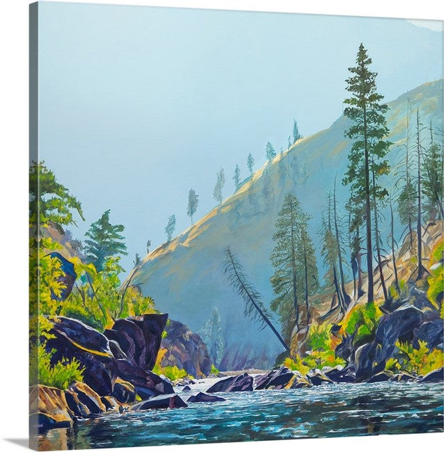 "Middlefork Wonder" - an Original or signed edition art print capturing Idaho's awesome Middlefork  of the Salmon River.