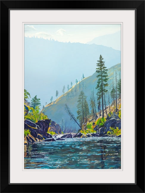 "Middlefork Wonder" - an Original or signed edition art print capturing Idaho's awesome Middlefork  of the Salmon River.