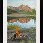 "Sawtooth Morning Brew" - Canvas Giclée art print of oil painting of Idaho's Sawtooth Mtns. at Stanley Lake.