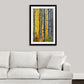 "October Gold" - Canvas Giclée art print of oil painting of Yellow Aspen trees in the fall