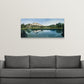 "A Place of Peace" - Watercolor, 19x42: a limited edition s/n Giclee art print from a watercolor of Sparks Lake, OR