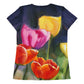 "Sunny Day Tulips" All-Over Print Women's Athletic T-shirt